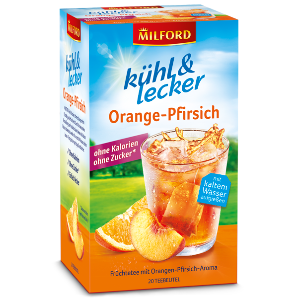 Orange Pfirsich